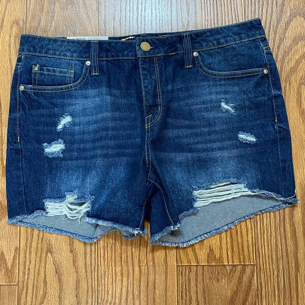 Women SEVEN 7 WEEKEND DENIM SHORTS 12 NWT